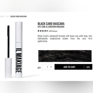 IL MAKIAGE Black Card Lift, Curl, & Lengthen Mascara